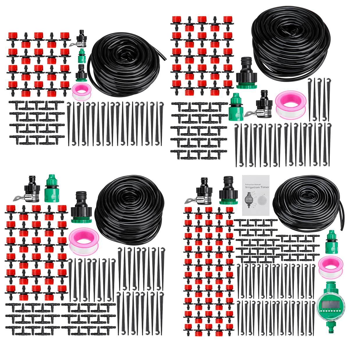 15/20/25/30M DIY Bewässerungssystem Wassertimer Auto Pflanzenbewässerung Micro Drip Gartenbewässerungssets