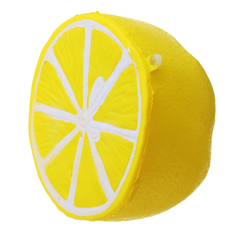 Squishy Half Lemon Soft Toy 10Cm Slow Rising with Original Packaging Birthday Festival Gift