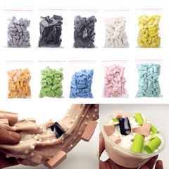 7Bags Whole Sale 7*70Pcs Sponge Strip DIY Slime Clay Supplies Accessories Toys Set