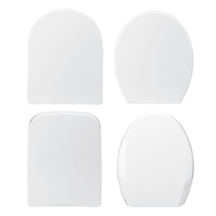 4 Type White Cover Front Toilet Seat Covers Lid Soft Open Close Easy Clean Higer Thickened Universal Descending Toilet Cover