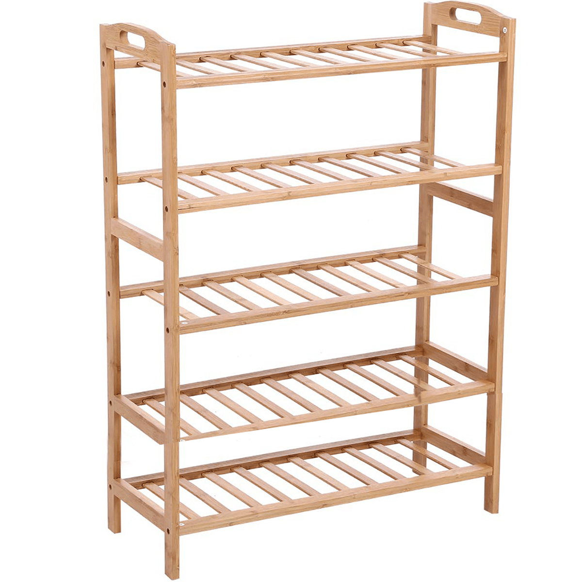 2/3/4/5 Tier Shoe Storage Racks Cabinet Shelf Wooden Stand Home Organizer Bamboo