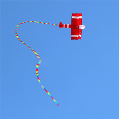 Cometa de avión 3D colorida con asa y línea Buen regalo volador