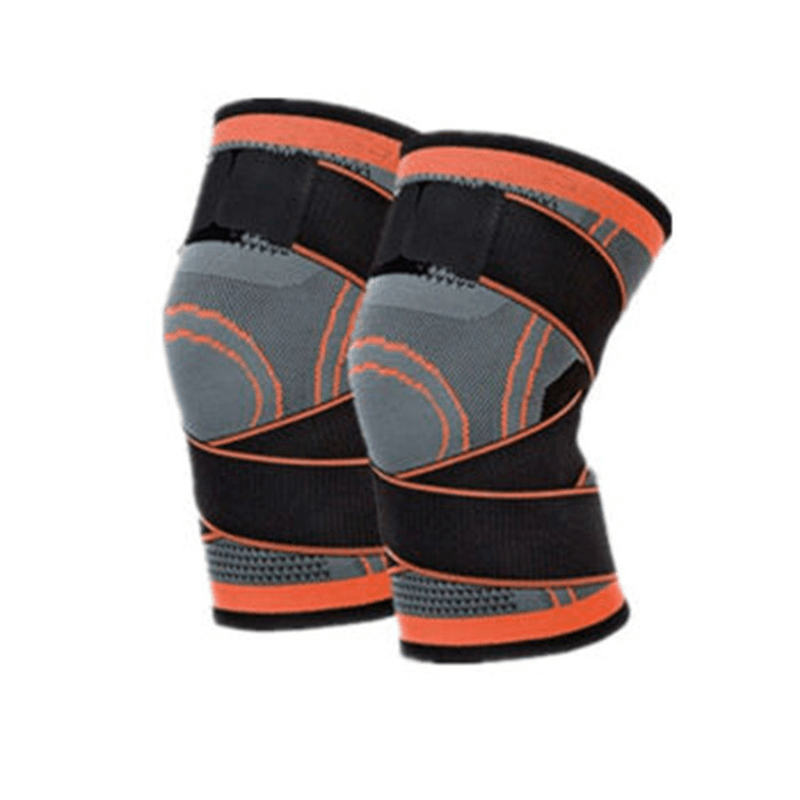 1 paar Sport Kneepad Männer Druck Elastische Knie Pads Unterstützung Fitness Getriebe Basketball Volleyball Brace Schutz Verband