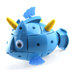 Parcae NS003 90PCS Magnetic Magic Wisdom Ball Blue Fish Blocks Various Deformation Puzzle Toys