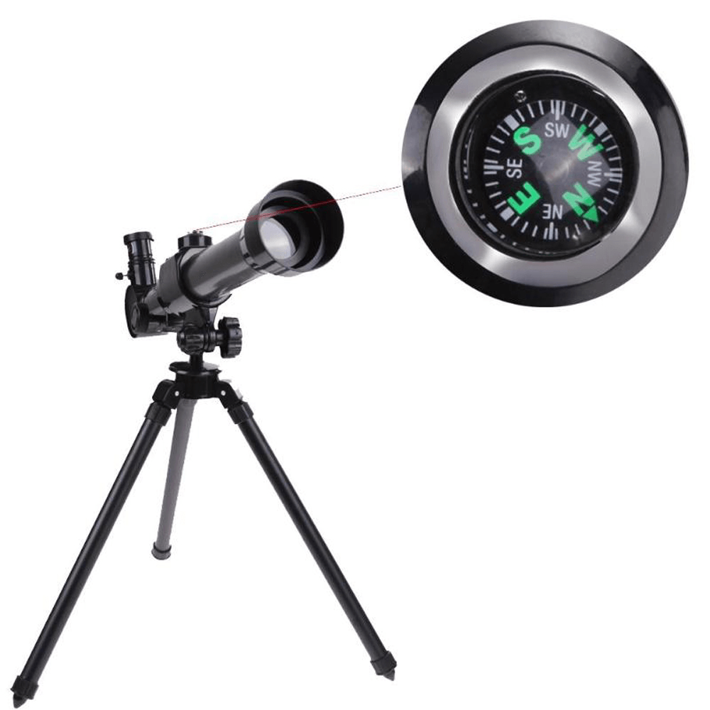 HD 20X 30X 40X Times Refractor Eyepiece Astronomical Telescope with Tripod Science Experiment Toys for Children Gift