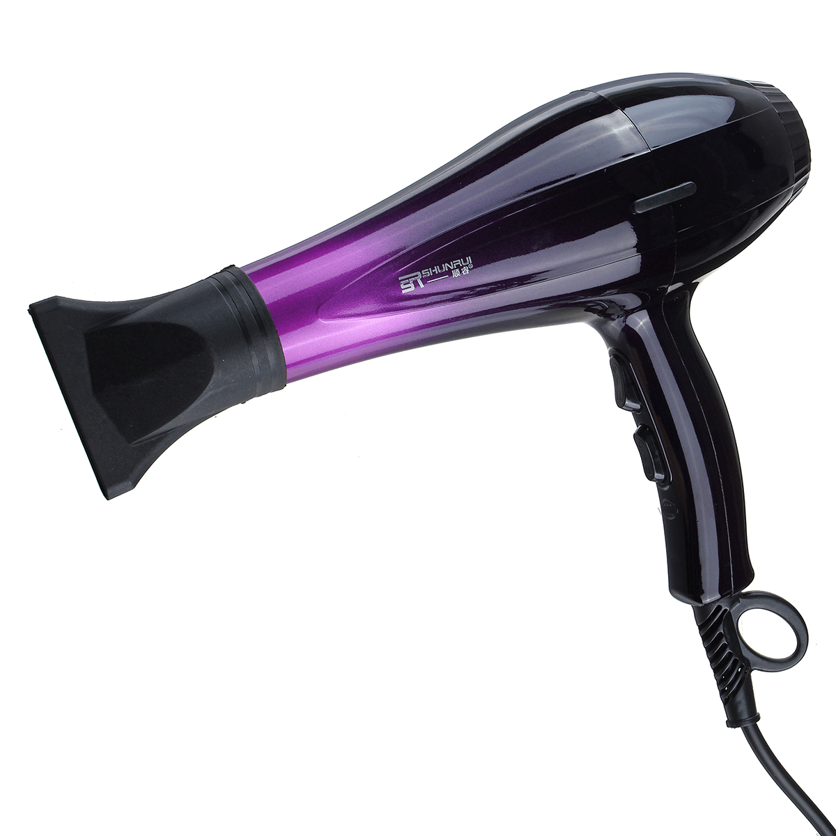 2000W Powerful High Concentration Ion Hair Dryer Heat Tool Dryer 3 Heat Settings 2 Speed with 8Pcs Accessories