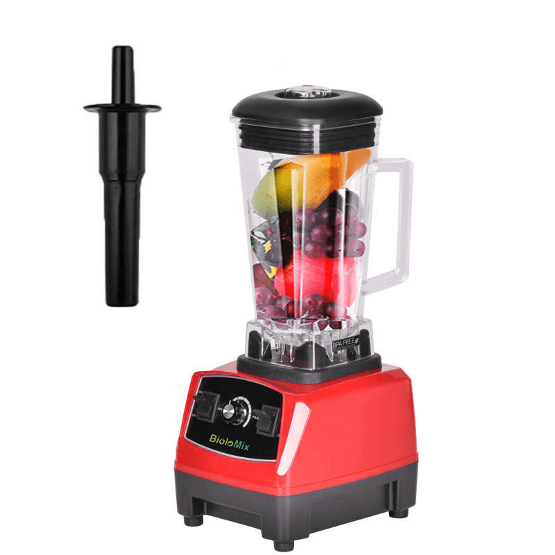 Biolomix 3HP-2200W G5200 Obst-/Gemüsemixer Mixer Hochleistungs-Profi-Entsafter Professionelle Obst-Küchenmaschine Eis-Smoothie Elektrisches Küchengerät