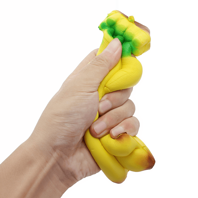 Yunxin Squishy Banana Jumbo 20Cm Soft Sweet Slow Rising with Packaging Fruit Collection Gift Decor