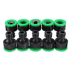 10Pcs 1/2 & 3/4 Inch Faucet Adapter Female Washing Machine Water Tap Hose Quick Connector Garden Irrigation Fitting