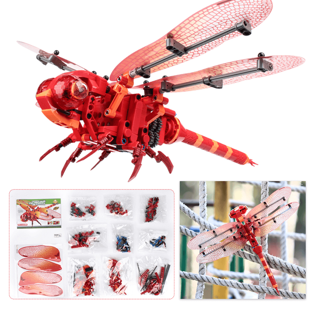 SEMBO libélula DIY Daxie insecto volador bloques de construcción ladrillos juguetes regalo Decoración