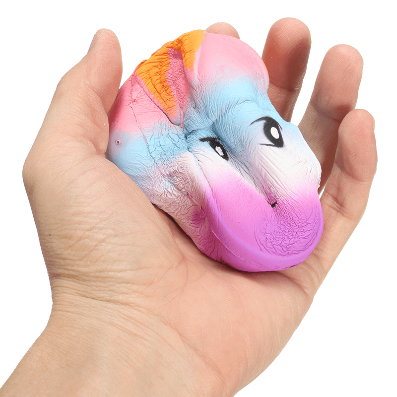 Squishy Strawberry Face 9Cm Soft Slow Rising with Packaging Collection Gift Decor Toy