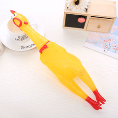 Squeeze Luminous Screaming Chicken Sound Toys Squeaker Stress Relievers Gift Random Color