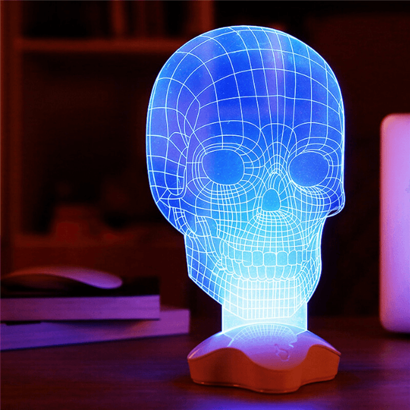 Kreative optische Täuschung 3D-Licht Büro Home Decor Geschenk leuchtende USB-LED-Licht Schreibtisch Tischlampe