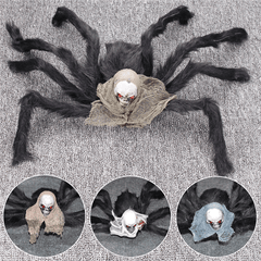 Halloween Party Decoration Skeleton Ghosthead Spider Horrid Scare Scene Toys