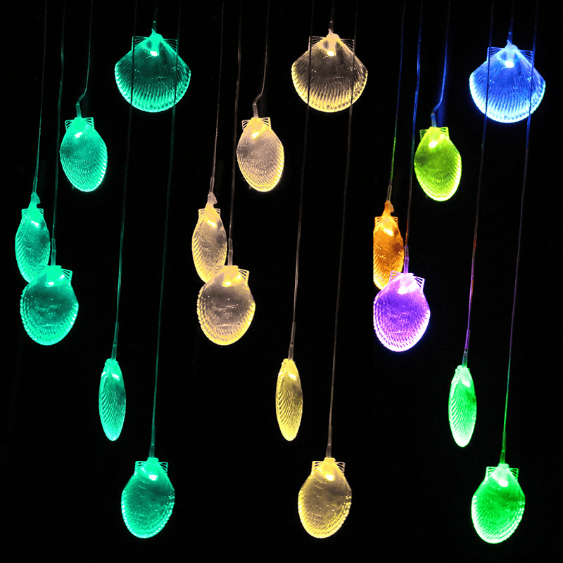 Solar Power LED Wind Chime Light Color Changing Home Garden Wedding Decor