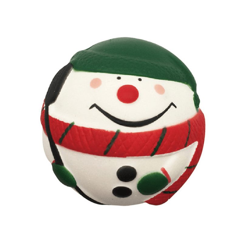 Squishyfun Squishy Snowman Christmas Santa Claus 7Cm Slow Rising with Packaging Collection Gift