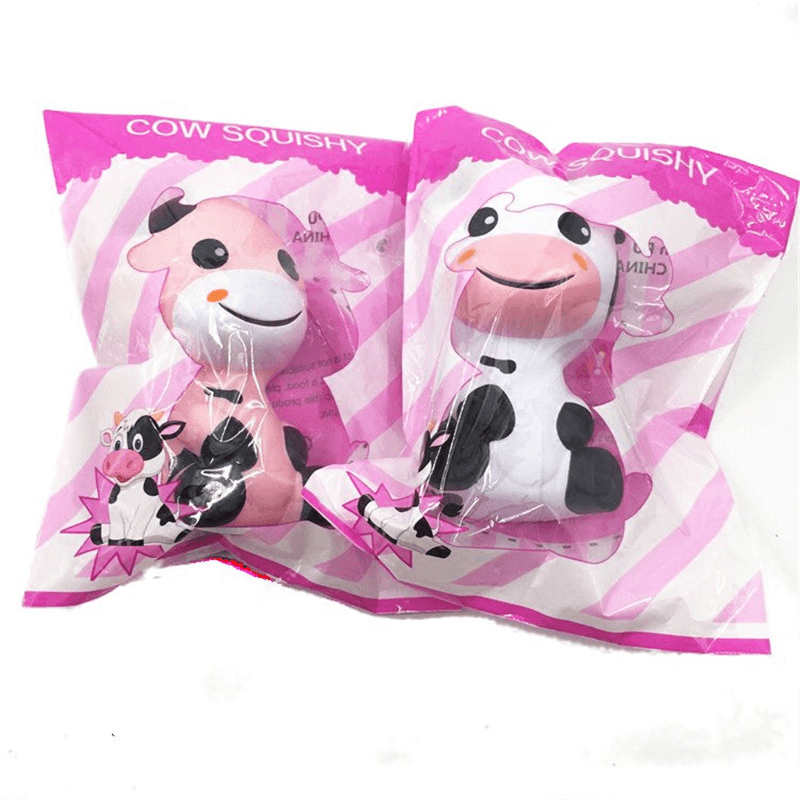 Squishy Baby Cow Jumbo 14Cm Slow Rising with Packaging Animals Collection Gift Decor Toy