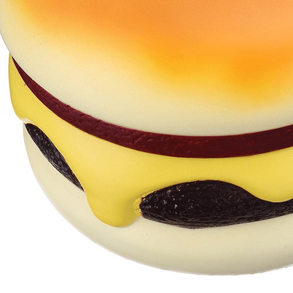 Cutie Creative Squishy Cheese Beef Burger Humongous Giant Hamburger 22CM Brot Jumbo Geschenk Stofftiere