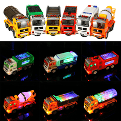 Large Simulation Electric Car Universal Engineering Vehicle Toy 4D Light Music Children'S Toy Car