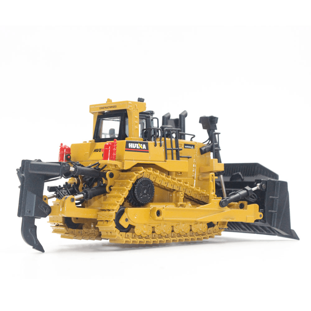 HUINA 1700 1:50 Static Alloy Bulldozer Model Diecast Model Engineering Toys