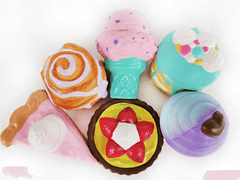 Cake Squishy Big Dessert 10CM Donuts Ice Cream 16CM Pizza Bread Jumbo Collection