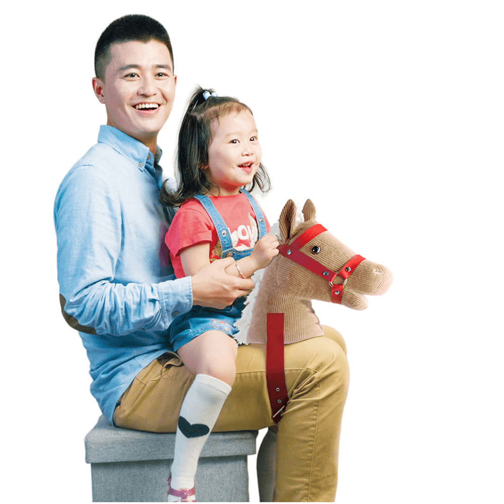 Mofun Happy Horse Parent-Child Interactive Riding Toys Emotional Companion Plush Toy for Children