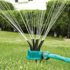 360° Sprinkler Garden Irrigation Multi-Nozzle Lawn Green Roof Cooling Rotation Sprayer