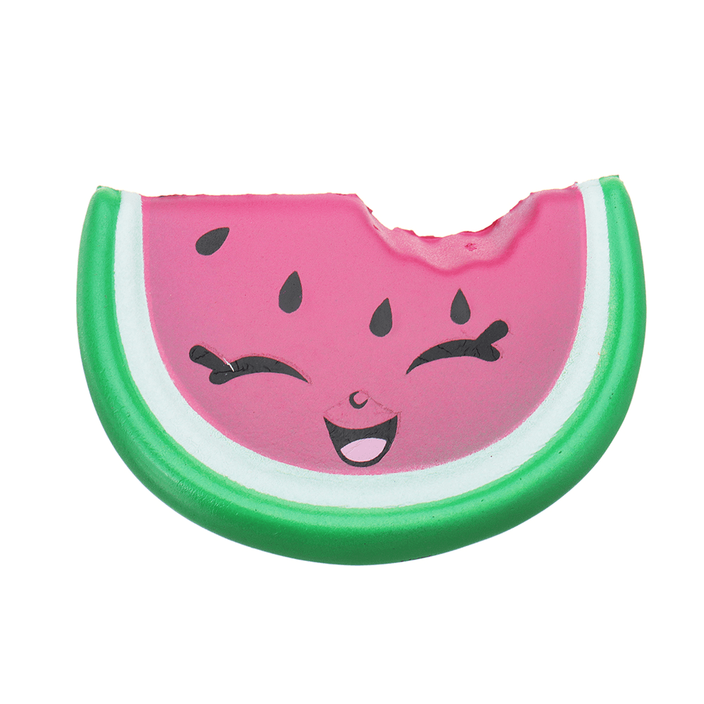 Meistoyland Squishy Mini Pink Smile Watermelon Fruit Squishy Slow Rising Toy Soft Mini Cute Toy