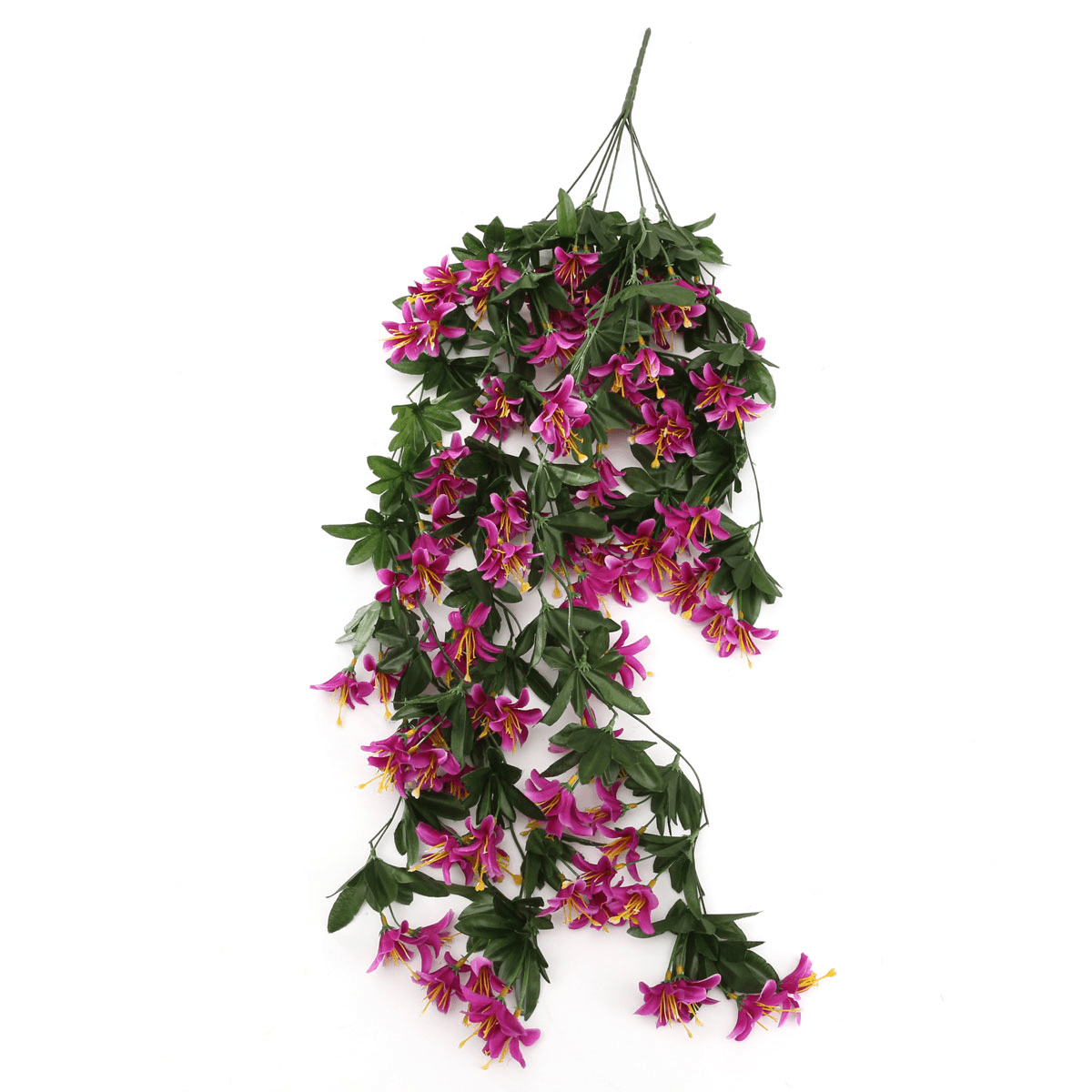 1 Bunch Artificial Lily Silk Flowers Vine Garland Home Hanging Wedding Decorations