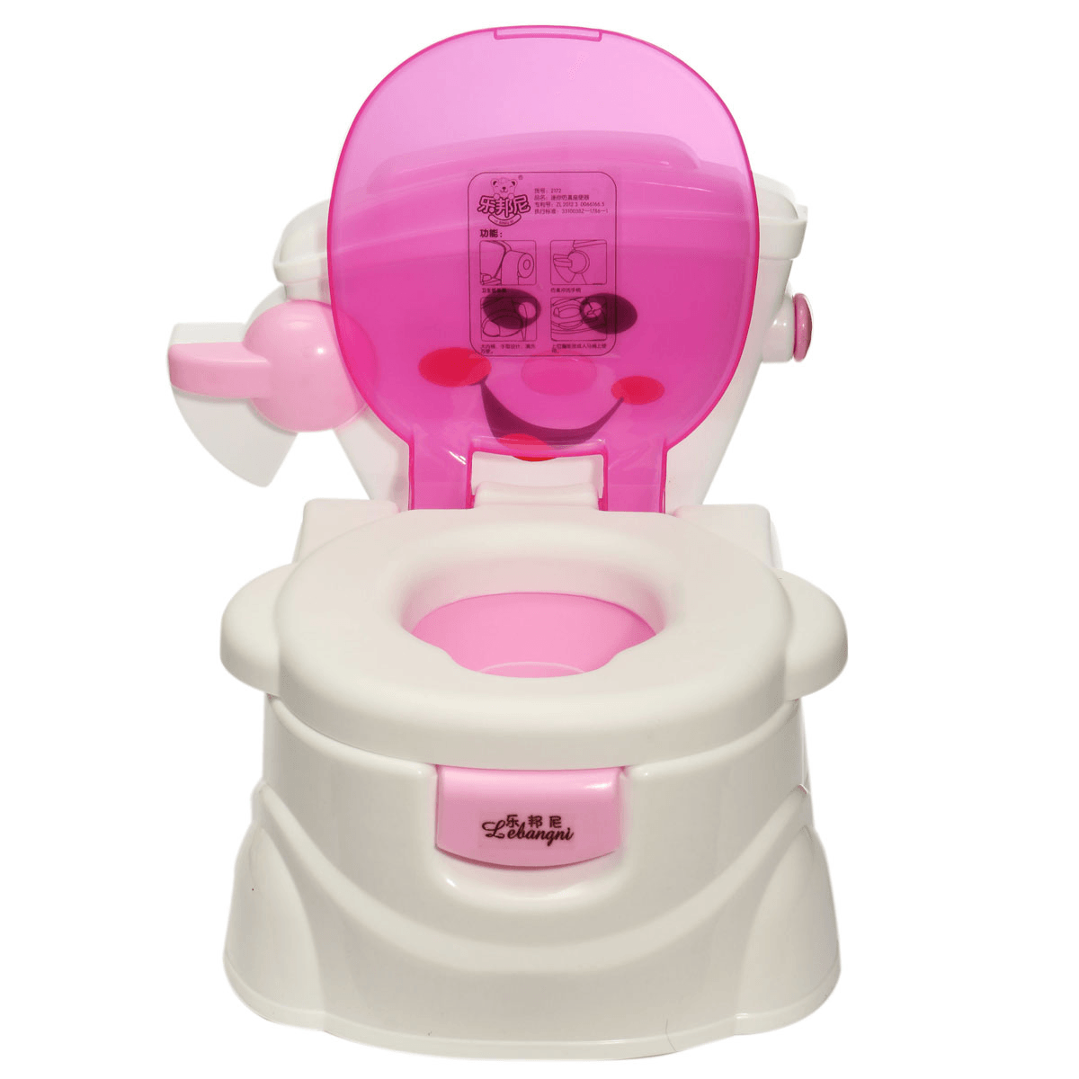 2 in 1 Kids Baby Toilet Trainer Training Children Toddler Potty Seat Chair Potties