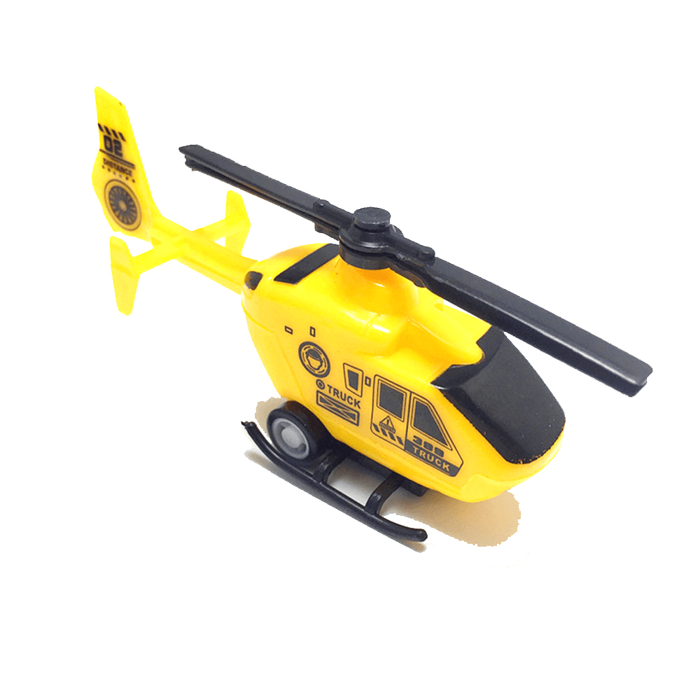 Simulation Mini Pullback Kunststoff Hubschrauber Dekoration Diecast Modell Spielzeug