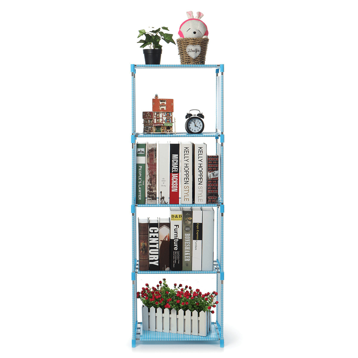 Multi Layer Simple Shelf Iron Art Landing Creative Storage Cabinet Organizer Shelf for Children'S Toys and Books