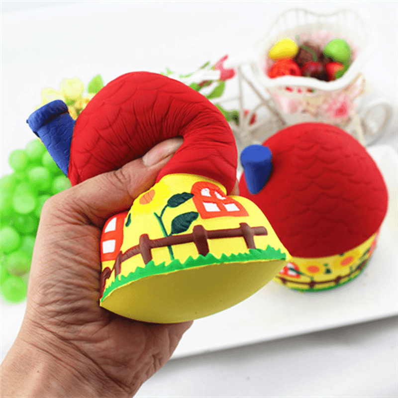 Squishy Lovely House 12Cm Soft Slow Rising Cute Kawaii Collection Gift Decor Toy