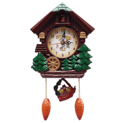 Wall Clock Cuckoo Clock Living Room Bird Alarm Toys Modern Brief Children Decorations Home Day Time Alarm