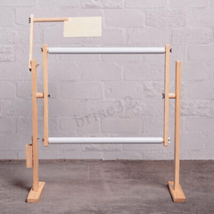 S/M/Lcross Stitch Frame Hoop Embroidery Shelf Rack Adjustable Wooden Stand Desktop U