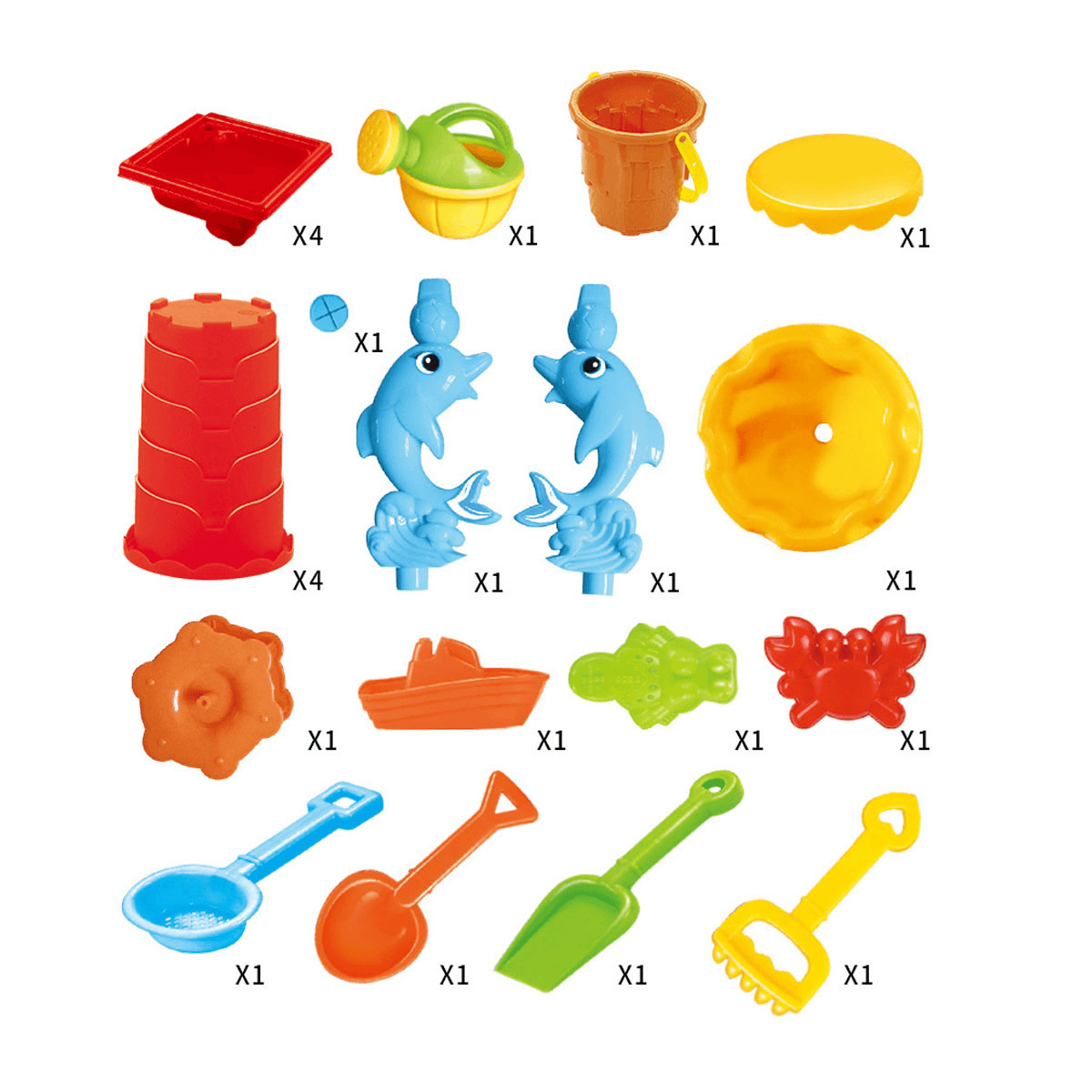 2 in 1 Multi-Style Sommer Strand Sand Kinder spielen Wasser graben Sanduhr spielen Sand Werkzeug Set Spielzeug für Kinder perfektes Geschenk