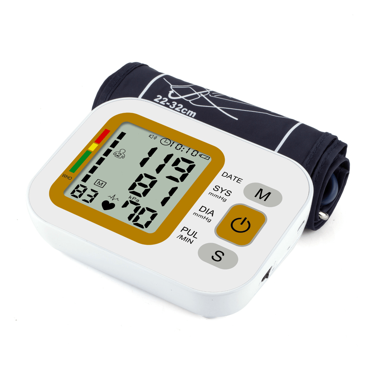 BANGPHY Rechargeable Automatic Sphygmomanometer Electronic Blood Pressure Monitor Arm Style