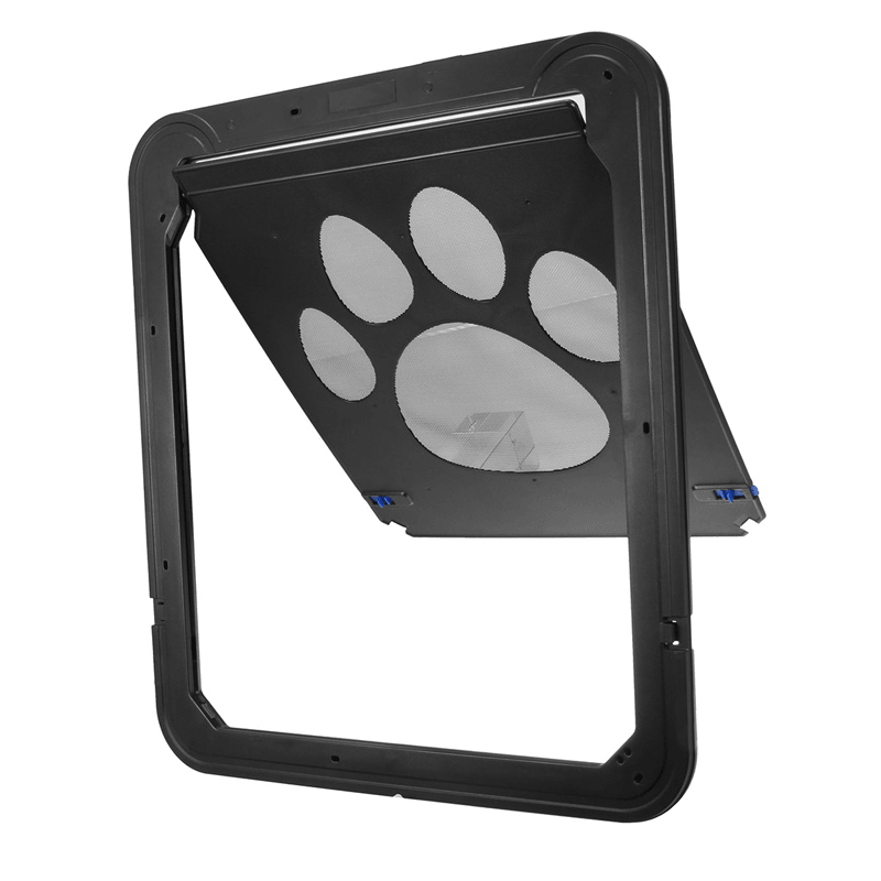 37X42Cm Large Medium Dog Cat Pet Door Screen Window ABS Magnetic Auto Lock Flaps