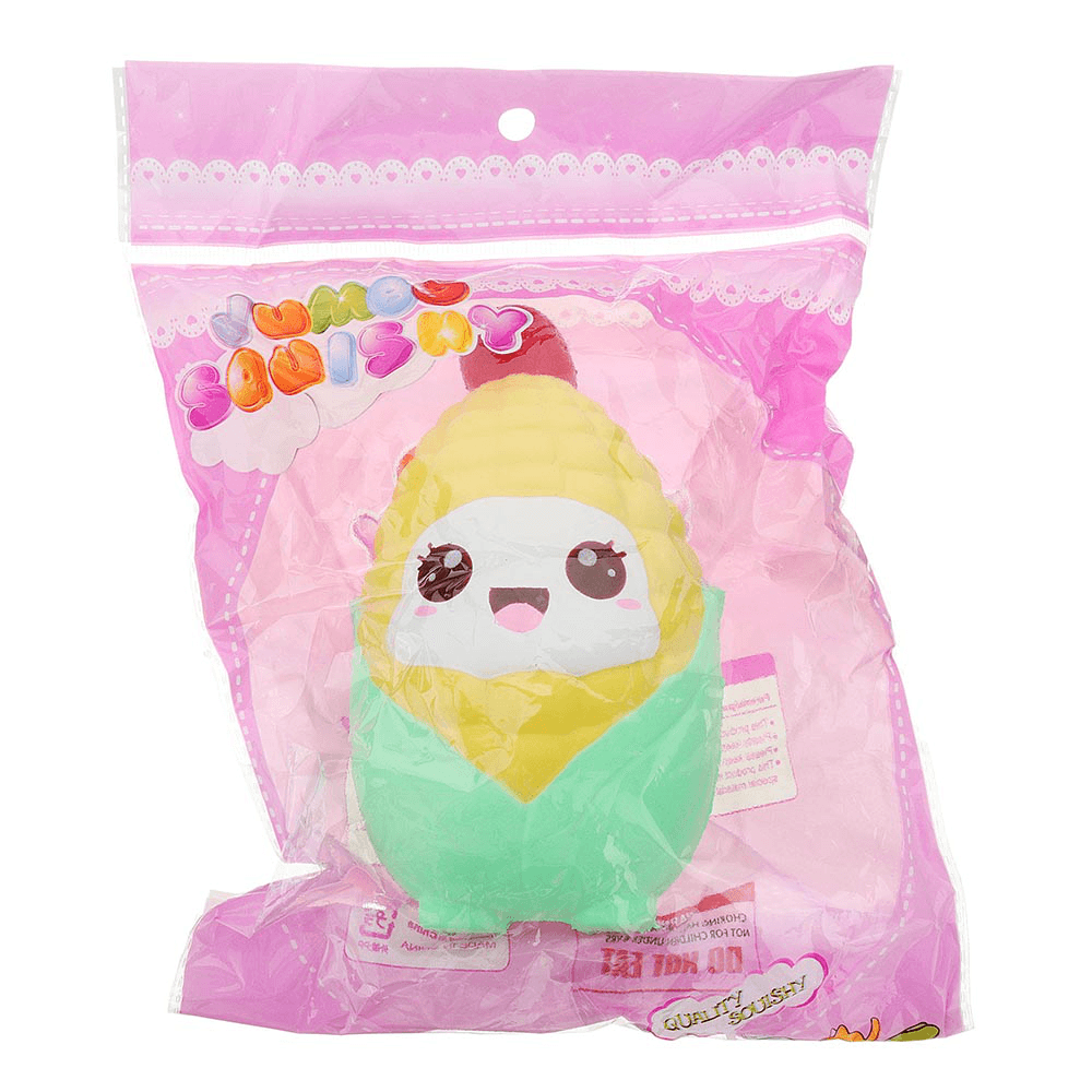 Corn Squishy 9 * 14.5 CM Levantamiento lento con empaque Colección Regalo Juguete suave