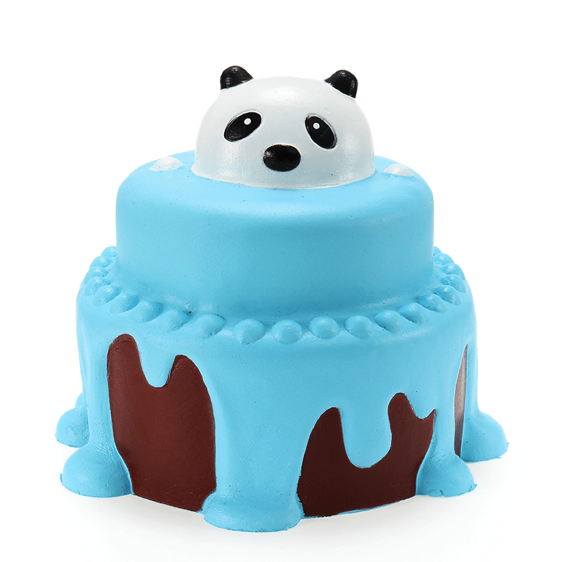 Squishy Panda Cake 12Cm Slow Rising with Packaging Collection Gift Decor Soft Squeeze Toy