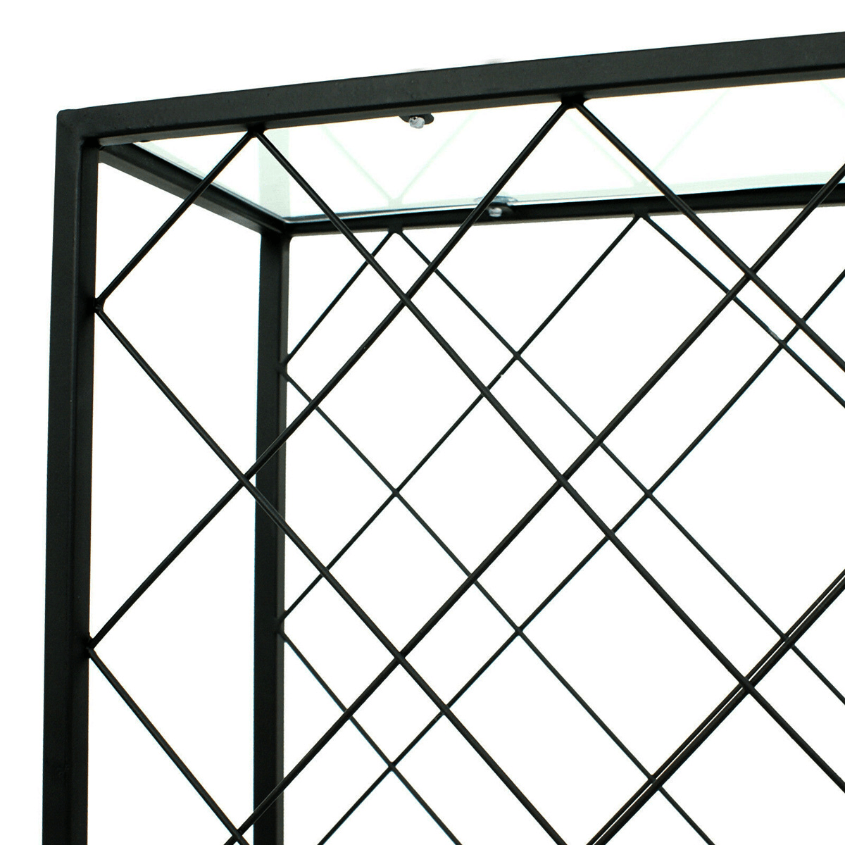 Acrylic Iron Wire Display Rack Indoor Bottle Storage Rack 74 * 10 * 56/46 * 10 * 72