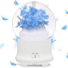 4 Colors Immortal Flower Mini Aroma Humidifier Essential Oil SPA Diffuser Purifier Atomizer