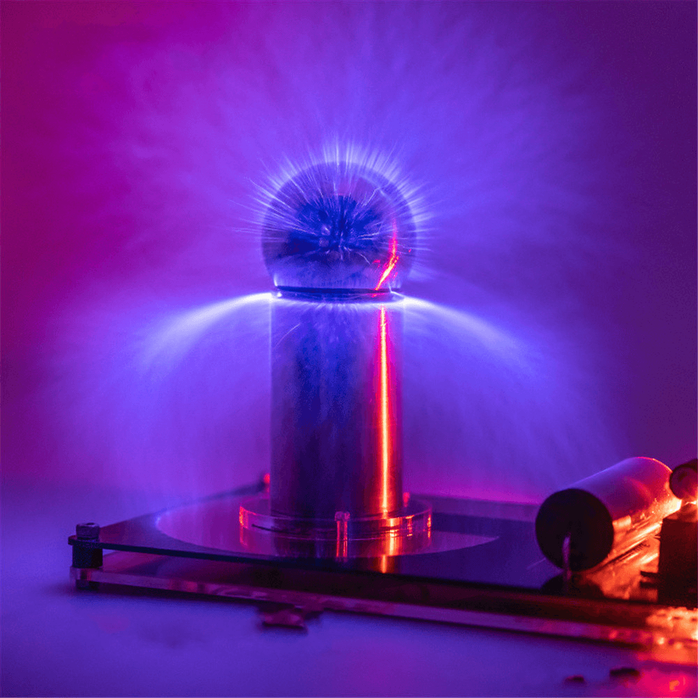 Arc Fountain Super Mini Künstlicher Blitzgenerator 5CM Tesla-Spule Klassisches Funkenstrecke-Tesla-Spule Wissenschaftsspielzeug