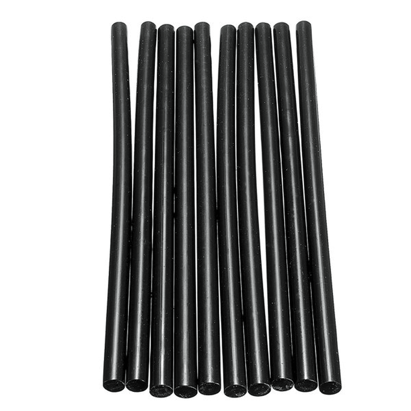 10Pcs 11Mm×200Mm Black Hot Melt Glue Crafting Models Repair Sticks