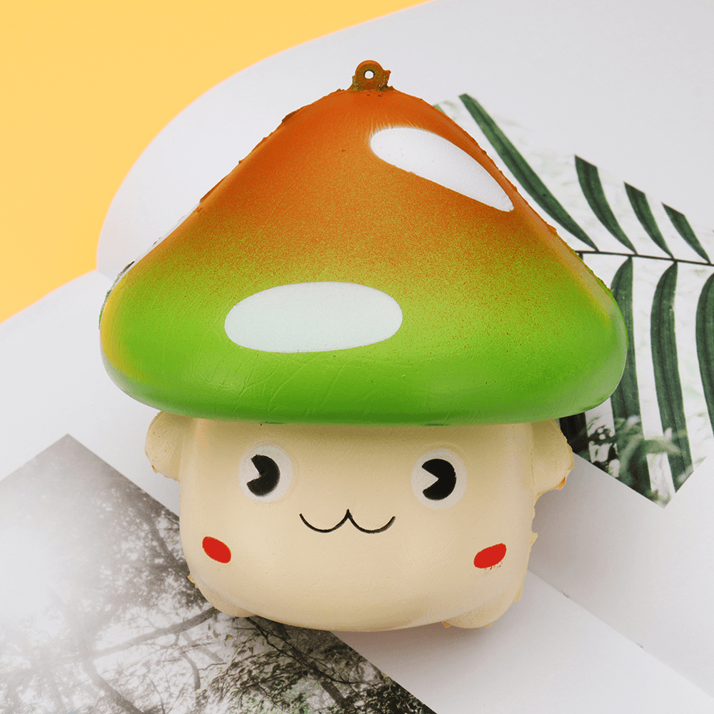 Yunxin Wave Point Large Mushroom Squishy 11*11CM Slow Rising with Packaging Collection Gift Soft Toy