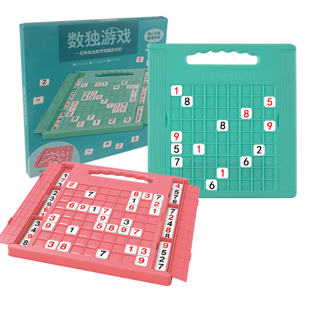 Creativo Sudoku Ajedrez Cubo Número Matemáticas Juego de mesa Pensamiento Entrenamiento Batalla Entre padres e hijos Rompecabezas interactivo Juguetes educativos para niños Regalo