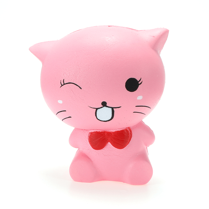 Squishy Cat Kitten 12Cm Soft Slow Rising Animals Cartoon Collection Gift Decor Toy