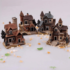 Puppenhaus-Miniatur-Set, Garten, Puppenhaus, Mikrolandschaft, DIY, Mini-Schloss, Modell, Spielzeug, Heimdekoration, Geschenk