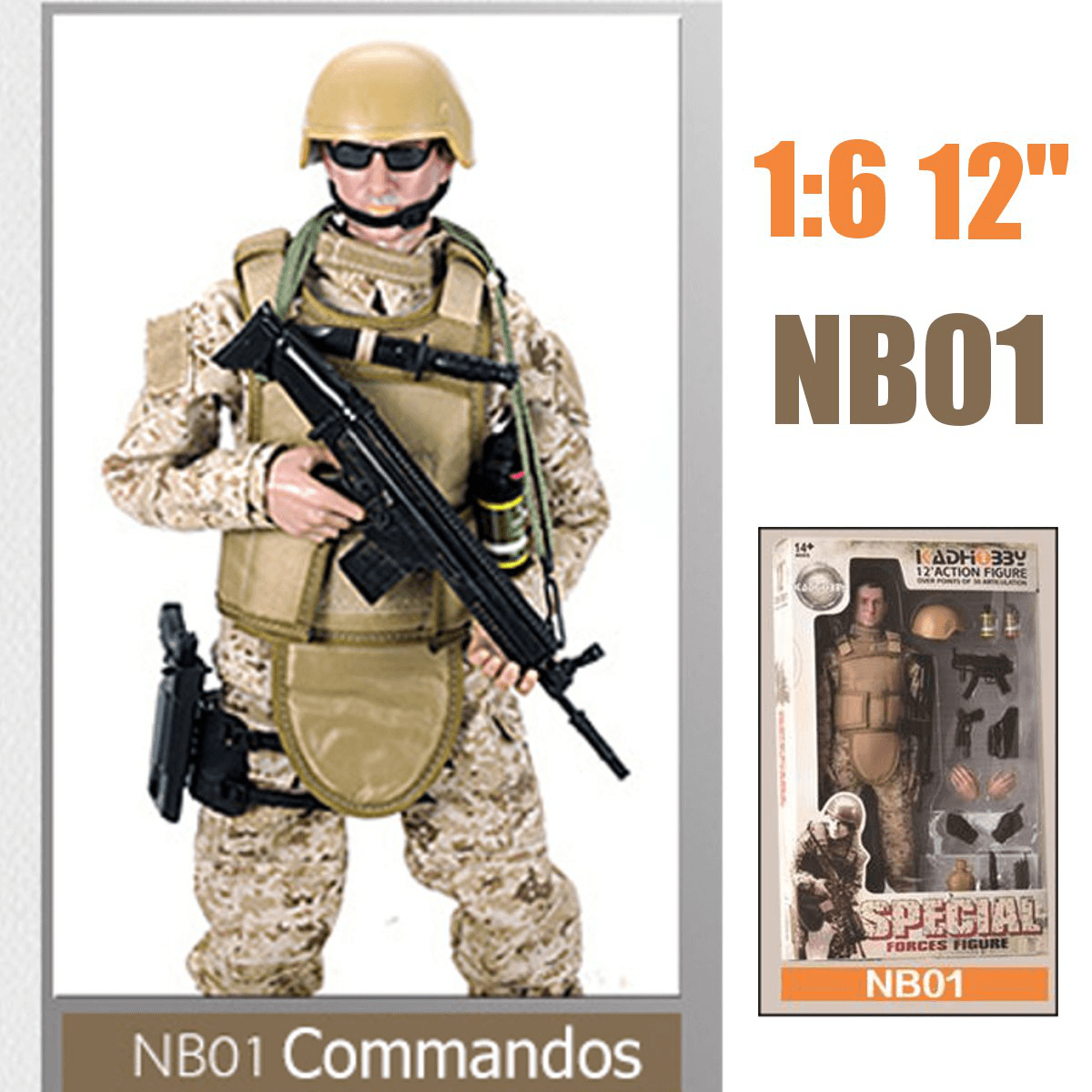 12Inch 300Mm 1/6 Uniform Military Army Soldier Set Model SWAT SDU Combat Game Action Figure Toys Gift