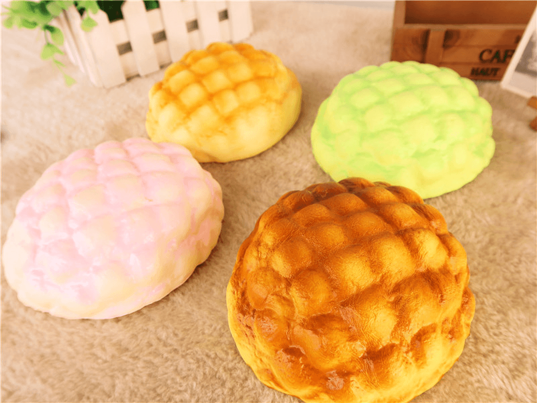 Bread Squishy Pineapple Bun 13CM Slow Rising Melonpan Gift Decor Soft Toys